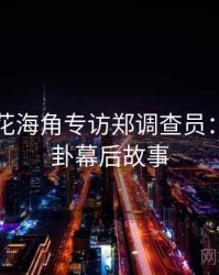 国产探花海角专访郑调查员：明星八卦幕后故事