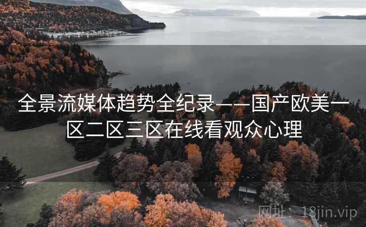 全景流媒体趋势全纪录——国产欧美一区二区三区在线看观众心理 全景流媒体趋势全纪录——国产欧美一区二区三区在线看观众心理